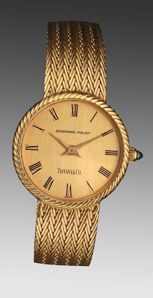 Lot 1154 AN AUDEMARS PIGUET FOR TIFFANY AND CO. 18K GOLD WOMAN S